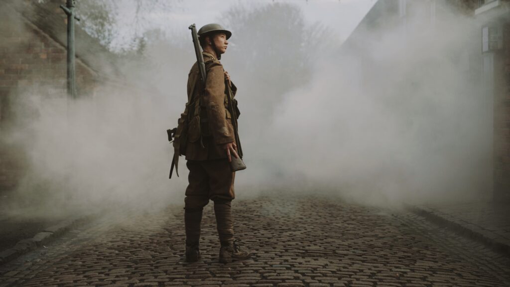 young soldier from sabaton 1916 music video by videoink a video production company in manchester